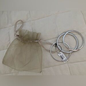 Set of 3 brand new bangle metal bracelets from Chicos NWT